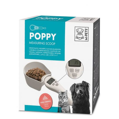 M-Pets Poppy Food Measuring Scoop With Digital Screen Display