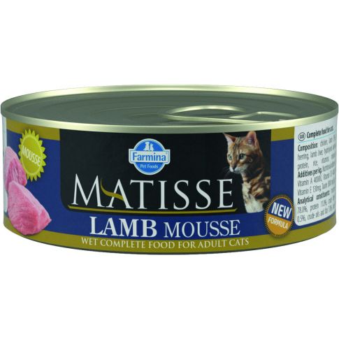 Matisse Lamb Mousse Wet Cat Food Adult - 80 gm (12 Cans)
