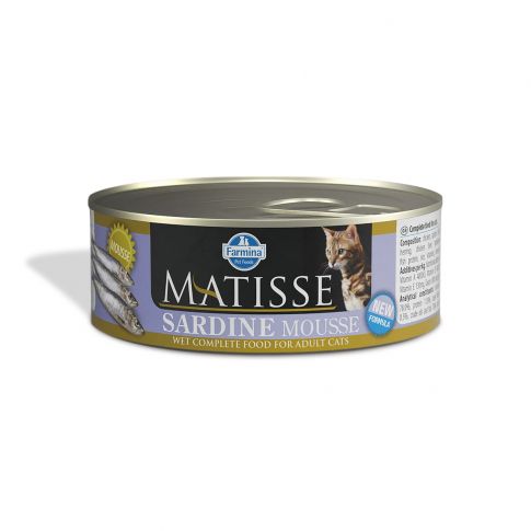 Matisse Sardine Mousse Wet Cat Food Adult - 80 gm