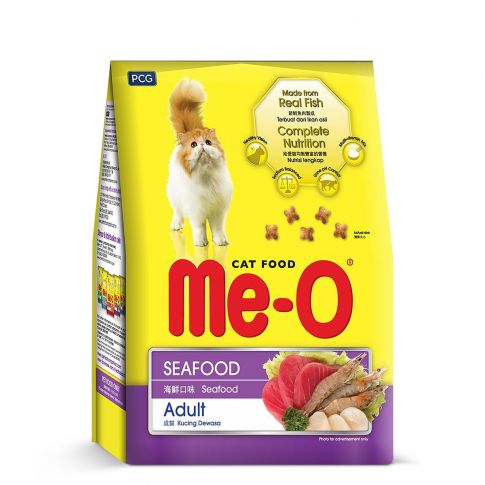 Me-O Sea Food Flavour Adult Dry Cat Food - 1.2 kg