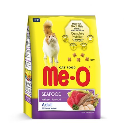 Me-O Sea Food Flavour Adult Dry Cat Food - 3 kg