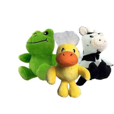 Petsport Tiny Tots Nuzzle Buddies Plush Assorted Dog Toy - 10 cm