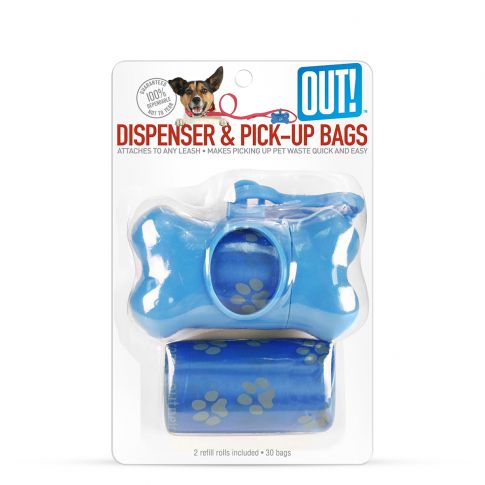 Out Pet Care Bone Dispenser & Waste Pick-Up Bags