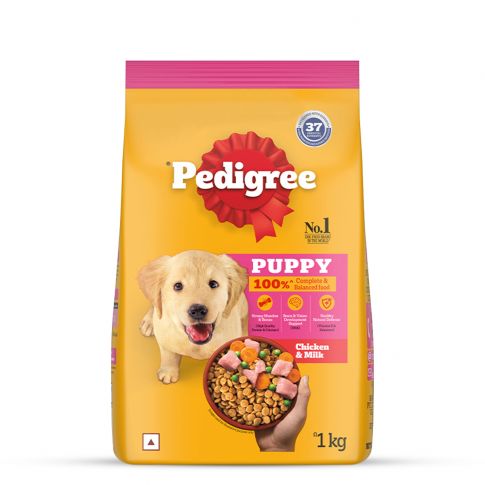 Pedigree Chicken & Milk Puppy Dry Food - 1 kg