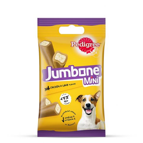 Pedigree Jumbone Chicken & Lamb Mini Adult Dog Treat -160 gm (4 Sticks)
