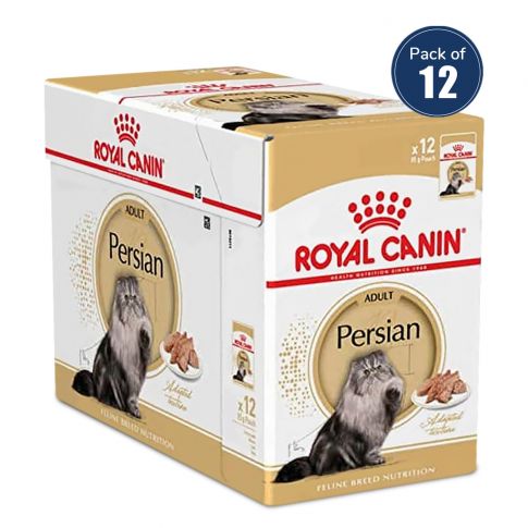 Royal Canin Persian Adult Wet Cat Food 85 gm - 12 Pouches