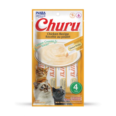Inaba Churu Rolls Chicken Recipe Wraps Chicken Recipe Cat Treat - 96 gm