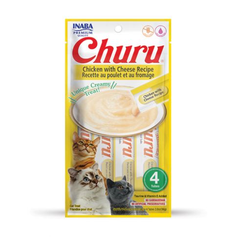 Inaba Churu Chicken With Cheese Meaty Creamy Cat  Treat - 56 gm