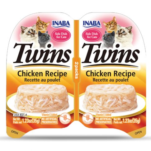 Inaba Cat Twins Cup Chicken Recipe Wet Cat Food - 70 gm
