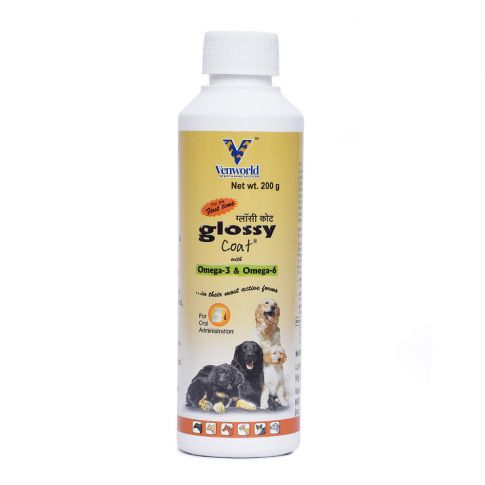 Glossy coat deals for dogs