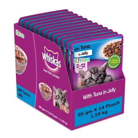 Whiskas kitten food in jelly top