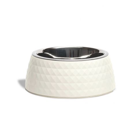 Zl Retro Pyramid Jasmine Melamine Dog Bowl