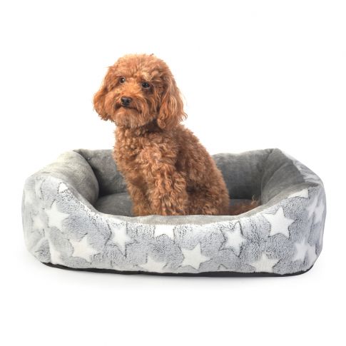 ZL Stars with Thunder Cloud Lounger Dog Bed