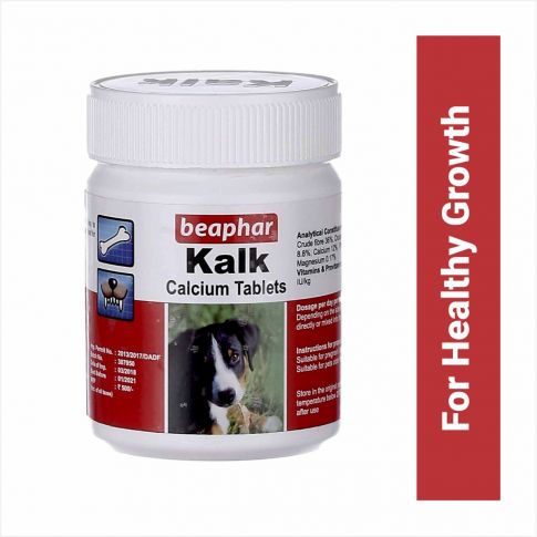 Beaphar Kalk Calcium Dog Supplement - 160 Tablets