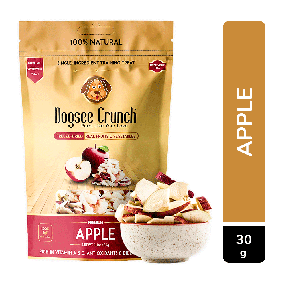 Dogsee Crunch Apple Freeze-Dried Apple Dog Treat- 30 gm