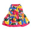 beboji Vibrant Printed Pink Flare Frock