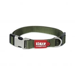 Olive green dog on sale collar