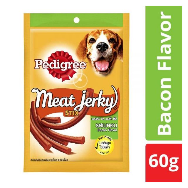 Pedigree Meat Jerky Stix Bacon Adult Dog Meaty Treat 60 gm