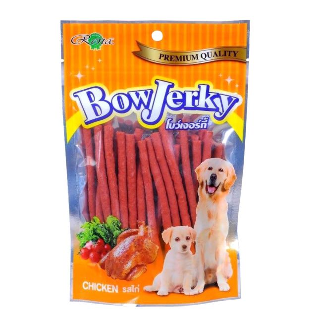 Rena BowJerky Chicken Sticks Dog Meaty Treat - 200 gm