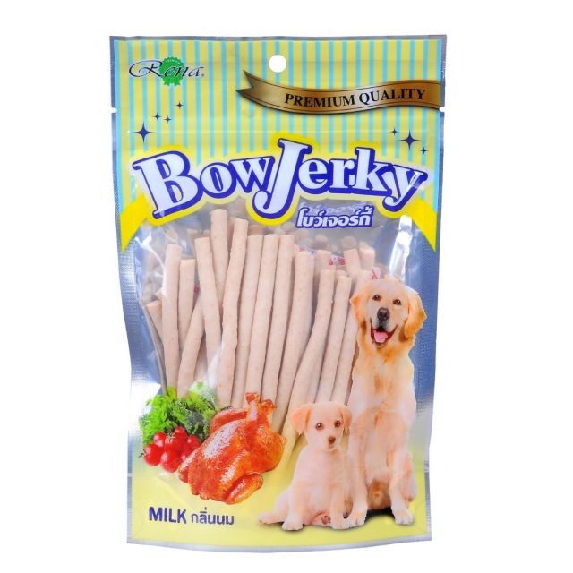 Rena BowJerky Milk Sticks Dog Treat - 200 gm