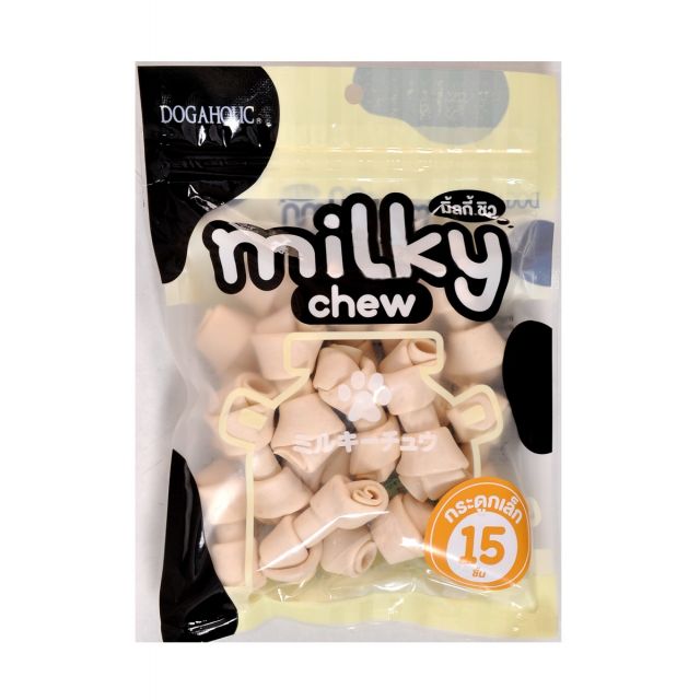 Dogaholic Milky Chew Bone Dog Treat - 15 pieces
