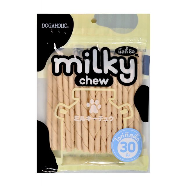 Dogaholic Milky Chew Stick Style Dog Treat - 30 pieces