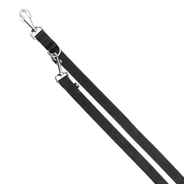 Trixie Classic Adjustable 3 Stage Leash Black L-XL (2.00 m/25 mm)