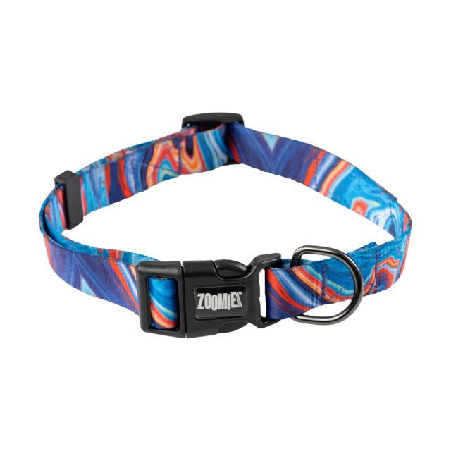 Zoomiez Fluid Printed Dog Collar-S