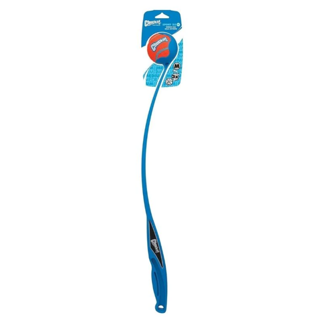 Petmate Chuckit! Sport 25 Medium Ball Launcher Fetch Dog Toy - Blue