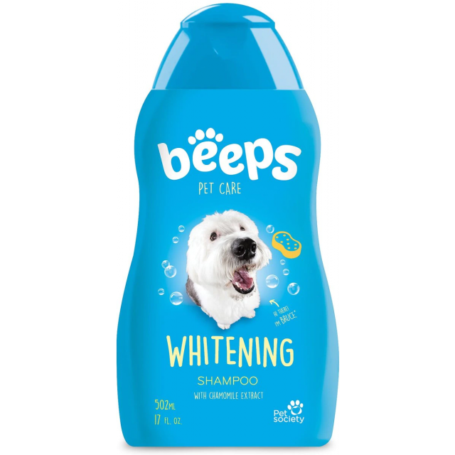 Beeps Whitening Dog Shampoo - 502 ml