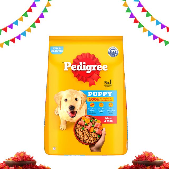 Pedigree Meat & Milk Puppy Dry Food - 10 kg