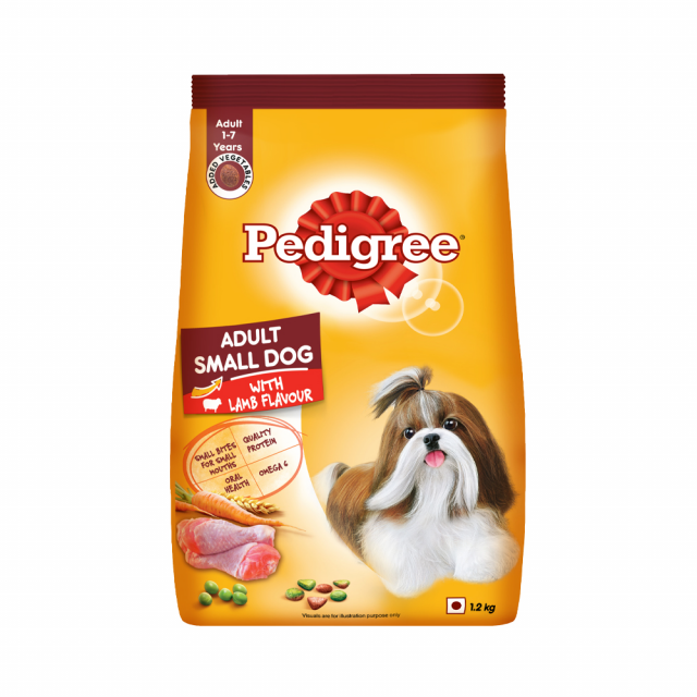 Pedigree Lamb & Veg Adult Small Breed Dry Dog Food