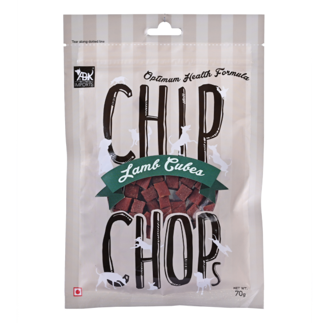 Chip Chops Lamb Cubes Dog Meaty Treat - 70 gm
