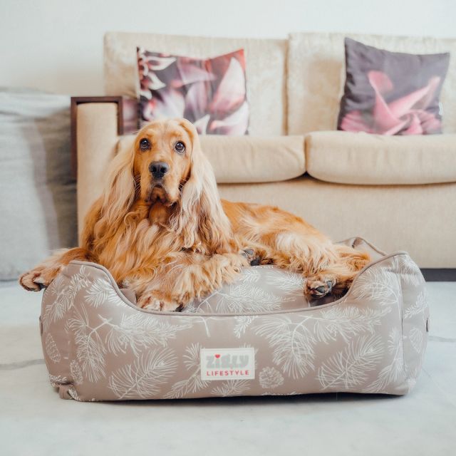ZL Leaflet Cozy Lounger Dog Bed-S