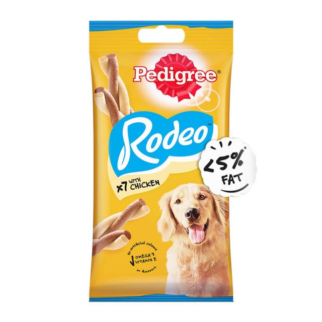 Pedigree Rodeo Chicken Adult Dog Treat - 123 gm (7 Sticks)