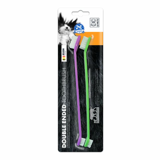 M-Pets Double Ended Toothbrush For Puppy/Dog
