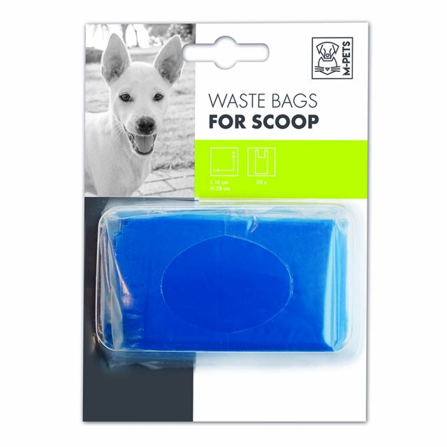 M-PETS Waste Bags with handles for Scoop (30 pcs)