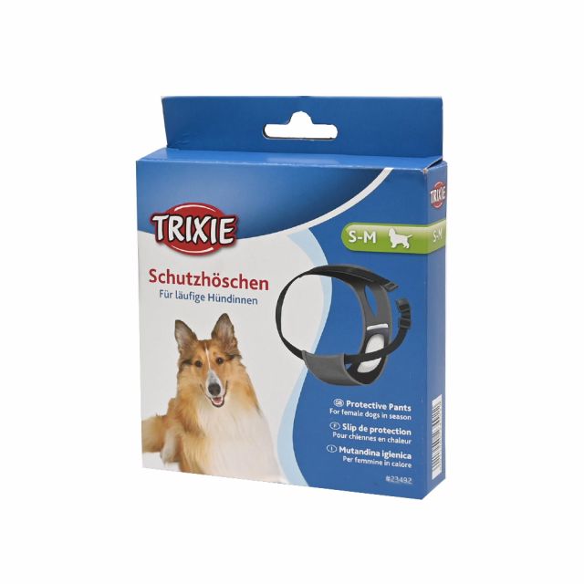 Trixie Washable Protective Pant For Dog - Black