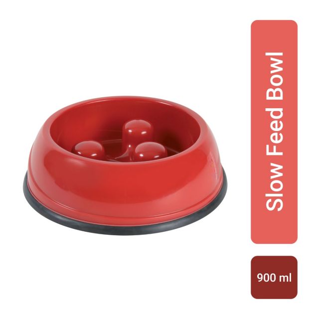 Trixie Anti-slip Slow Feed Dog Bowl 23 cm - 900 ml