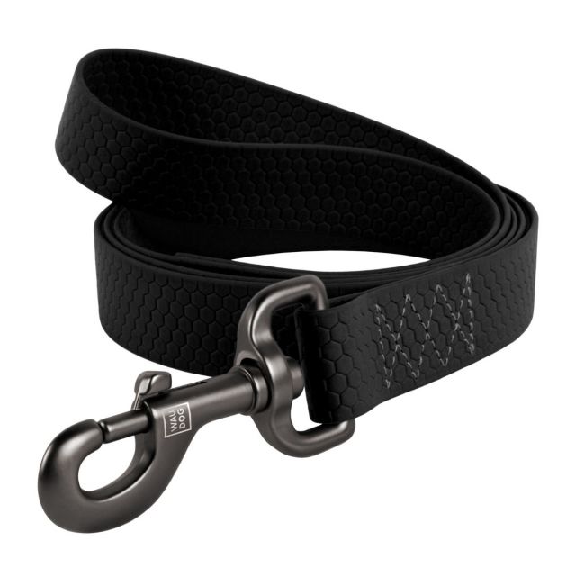 Waudog Waterproof Dog Leash (20 mm) Medium (122 Cm) - Black