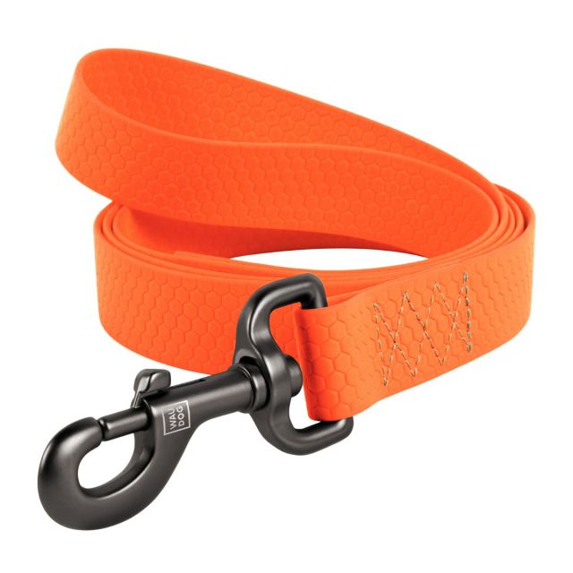 Waudog Waterproof Dog Leash (15 mm) Small (122 Cm) - Orange