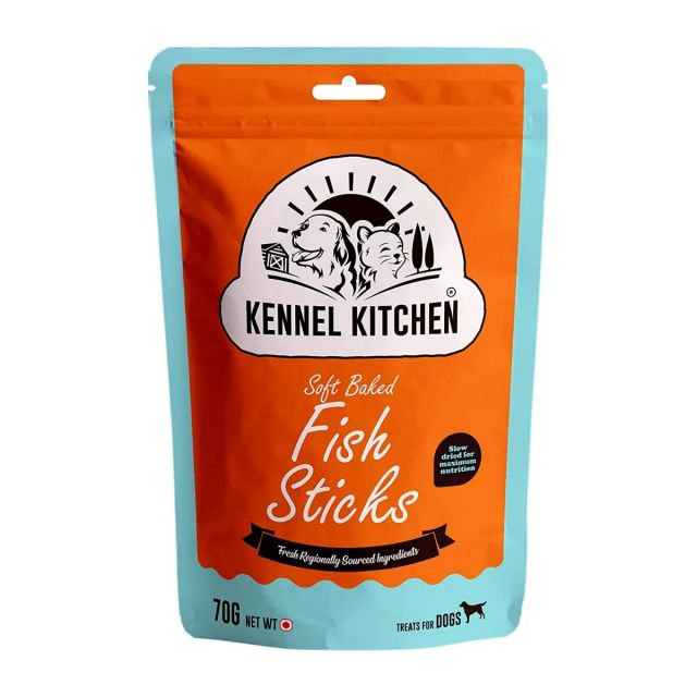Kennel Kitchen Soft Baked Fish Sticks  Dog Treat (Pack Of 3)