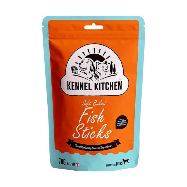 Kennel Kitchen Soft baked Fish Stick Dog Meaty Treat - 70 gm