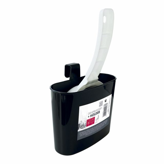 M-Pets Cat Litter Scoop + Holder (16 x 7 x 23 cm)