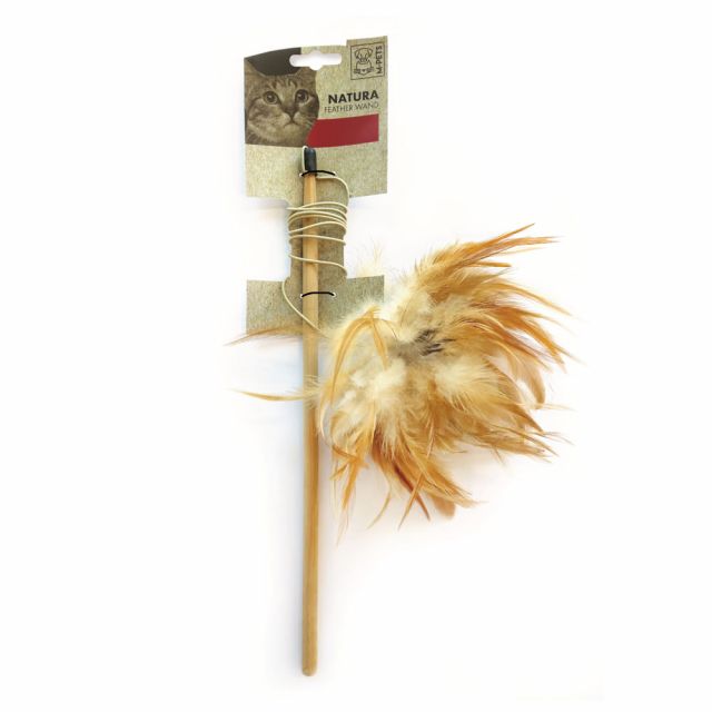 M-Pets Natura Feather Wand Cat Toy