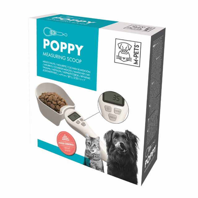 M-Pets Poppy Food Measuring Scoop With Digital Screen Display