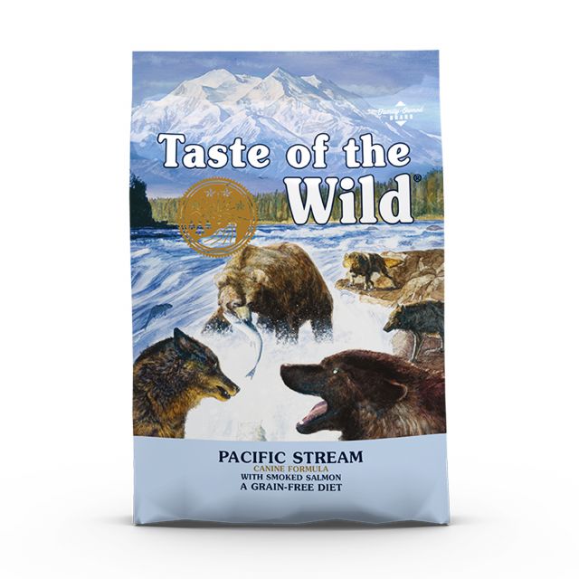 Taste of the Wild Pacific Stream Grain Free Adult Dry Dog Food - Smoked Salmon - 5.6 kg
