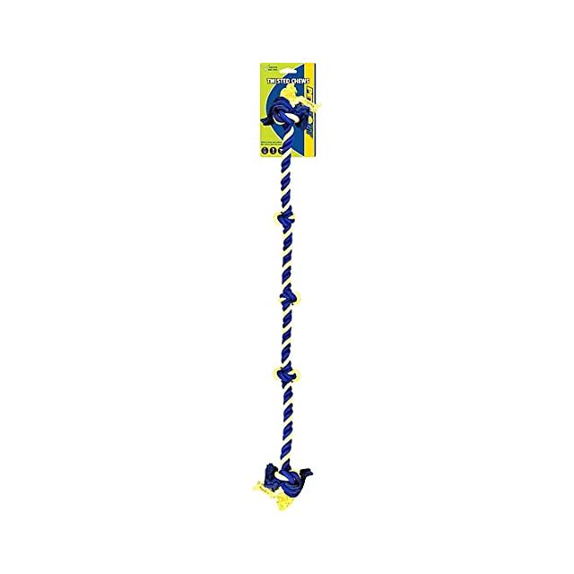 Giant Five Knot Cotton Rope Dog Toy - 72 inch