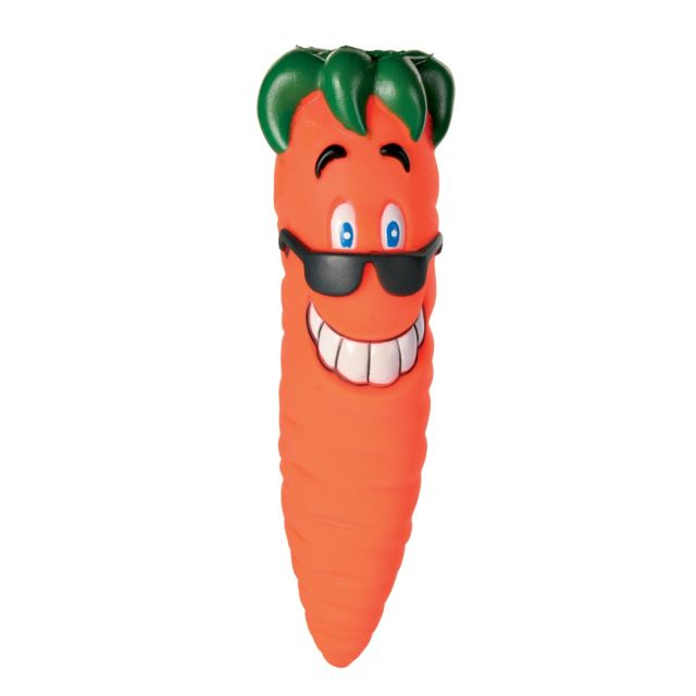 Trixie Carrot Snack-Toy Vinyl Squeaky Dog Toy - 20 cm