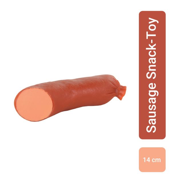 Trixie Sausage Snack-Toy Vinyl Dog Toy - 14 cm